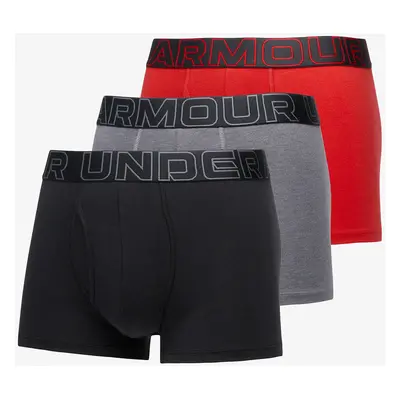 Boxers Under Armour M Performance Cotton 3in 3-Pack Grey S