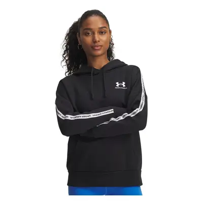 Sweatshirt Under Armour Icon Fleece Taped Hoodiey Black S