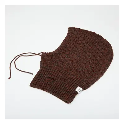 Muts MM6 Maison Margiela Beanie Dark Grey Melange/ Brown L