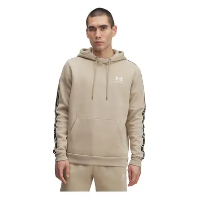 Sweatshirt Under Armour Icon Fleece Hoodie Taping Brown M