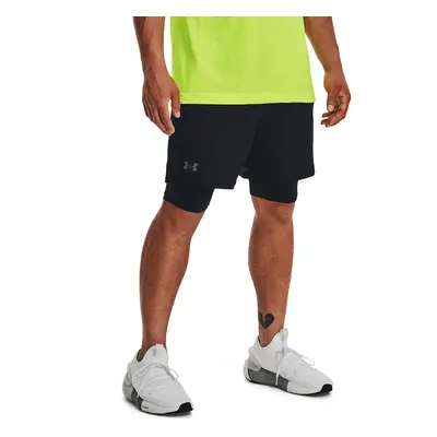 Korte broek Under Armour Vanish Woven 2in1 Sts Black/ Black/ Pitch Gray XXL
