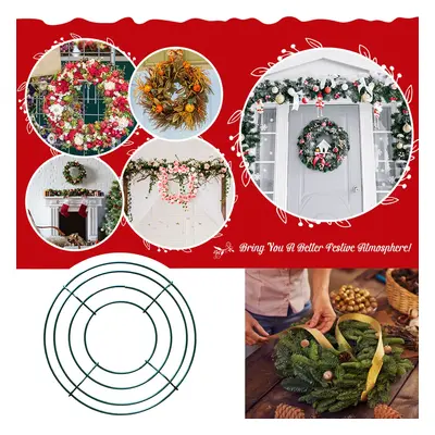 Top Selling Product Ronde Metalen Krans 8 Hartvormige Draad Frame Wedding Valentijnsdag Diy Onde