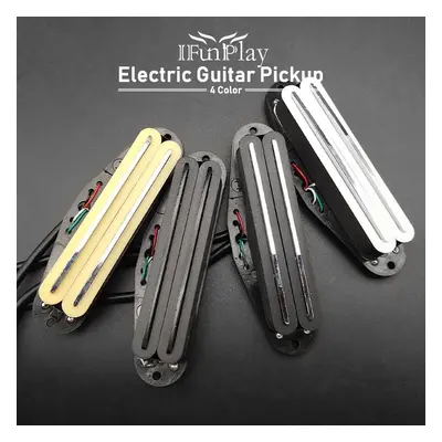 Gitaar Pickup 4 Draad Voor Elektrische Gitaar Pickup Dual Rail Single Coil Humbucker Gitaar Onde