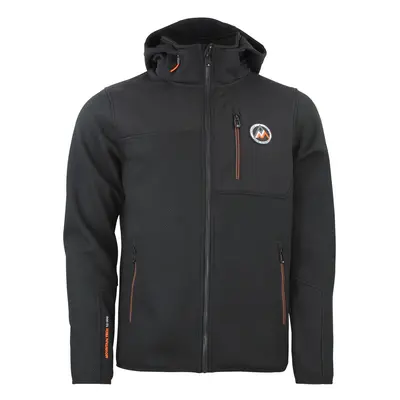 Afneembare hoodie met softshell panelen Peak Mountain Carhood