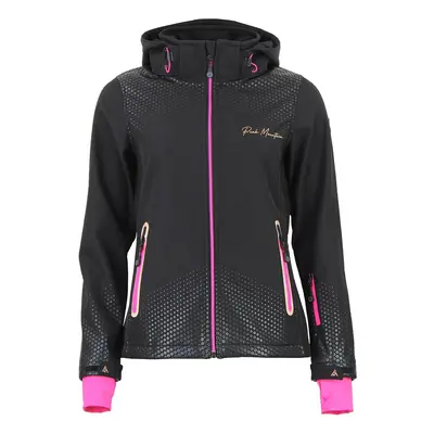 Dames fleece vest met capuchon en ritssluiting Peak Mountain Softshell