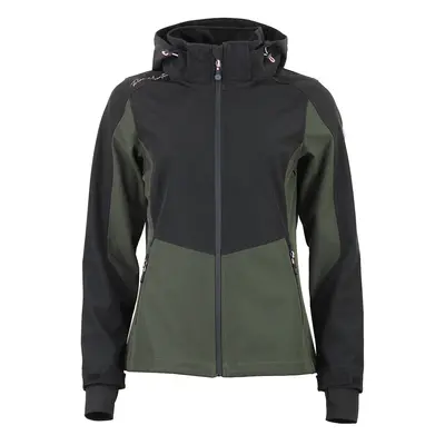 Dames capuchon zip hoodie mesh Peak Mountain Softshell