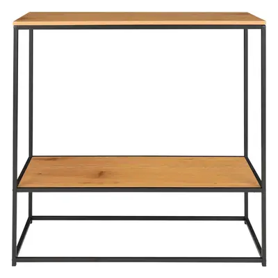 Console tafel met 2 planken en zwarte poten House Nordic Vita