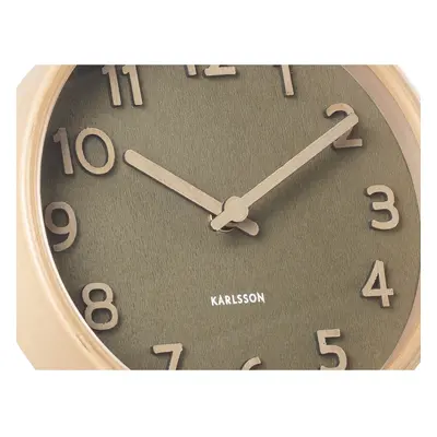 Tafelklok met houtnerf Karlsson Pure