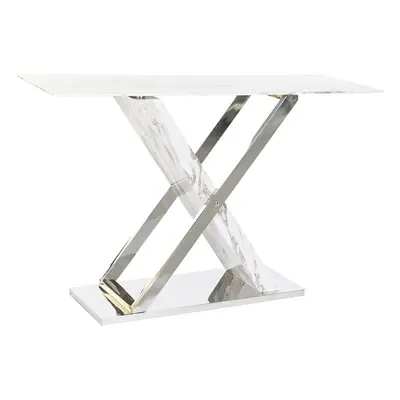 Console van glas en staal DKD Home Decor