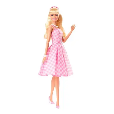 Poppen Mattel Barbie The Movie in Pink Gingham Dress