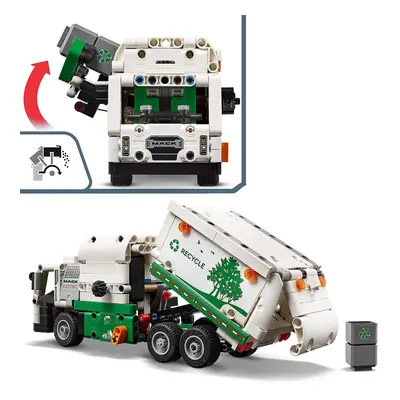 Bouwset vuilniswagen elektrisch Technic Mack Lego