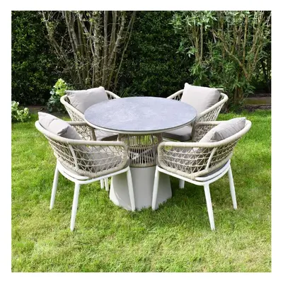 Set van 4 tuinstoelen met tafel SAC Deluxe