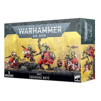 Beeldje Games Workshop Warhammer 40k - Orks Boyz sur Squigliers
