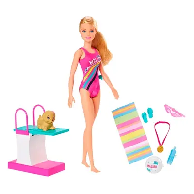 Barbie zwemmer speelset