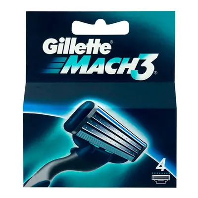 Gillette Mach3 Scheermesjes - 4 stuks