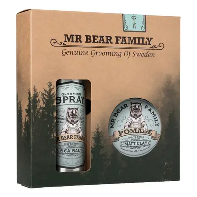 Mr Bear Family Kit Spray and Pomade Springwood (200+100ml)