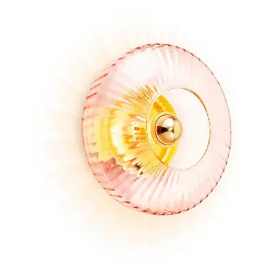 DESIGN BY US - New Wave Optic Wandlamp XL Rose/Gold