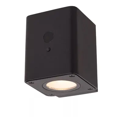 Lucide Ramin - buiten wandlamp met dag- nachtsensor op zonne-energie - 12,2 x 8,8 x 10,5 cm - 1W