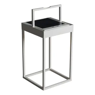 Konstsmide Portofino - draagbare vloer-, tafel- en wandlamp op zonne-energie met USB-poort - 15,