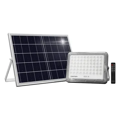 Century Italia Prometeo - verstraler op zonne-energie met dag- en nachtsensor en afstandsbediening - 24,3 x 3,9 x 17,2 cm - 20W 