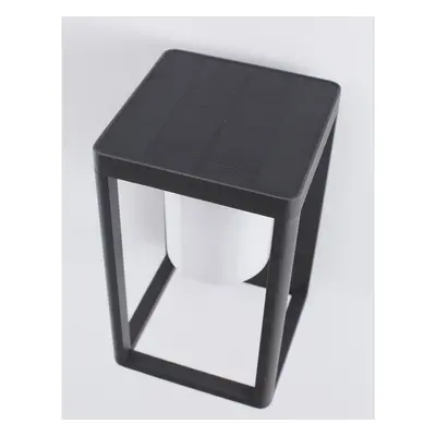 Nova Luce Loveto - buiten wandverlichting met sensor op zonne-energie en schakelaar - 14,5 x 16,2 x 24 cm - 1,5W dimbare LED inc