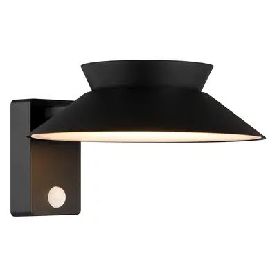 Nordlux Justina - buiten wandverlichting op zonne-energie met bewegingsmelder - 28,5 x 23 x 14,5 cm - 5W LED incl. - IP44 - zwar