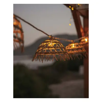 New Garden Alma - lichtslinger aansluitbaar via kabel of zonne-energie - oplaadbare batterij - m