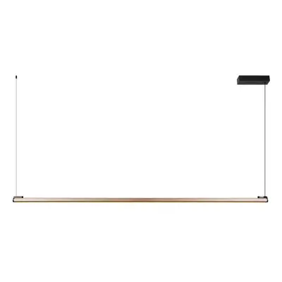 Lucide Braga - hanglamp met handbewegingssensor - 150 x 5 x 207,9 cm - 36W dimbare LED incl. - koffie