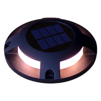 Century Italia Step Solar - grondspot op zonne-energie met dag/nacht sensor - Ø12 x 2,6 cm - 0,0