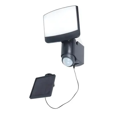 Lutec Sunshine - verstraler met sensor op zonne-energie - x cm - 7,5W LED incl. - IP44 - donkerg
