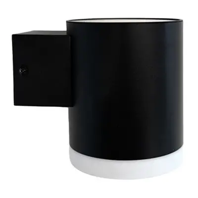 Integral LED True - buiten wandlamp op zonne-energie met sensor - 8 x 10 x 11,5 cm - 1,2W LED incl. - IP65 - zwart