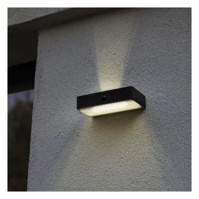 Lutec Fadi - buiten wandverlichting op zonne-energie met bewegingsmelder - slimme verlichting - Lutec Connect - 18 x 10,5 x 4,3 