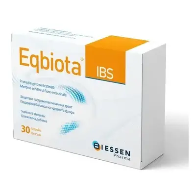 Prebiotica Eqbiota IBS, 30 capsules, Biessen Pharma