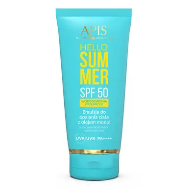 Apis Hello Summer, zonne-emulsie met monoï-olie, SPF 50, 200 ml