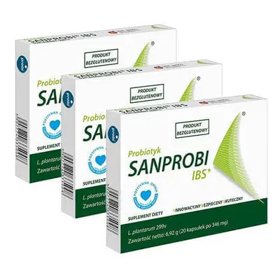 SANPROBI IBS probiotica set, 3 x 20 capsules