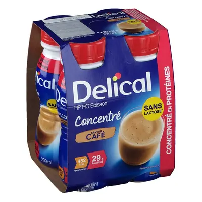 Delical Geconcentreerde Koffie 4x200 Drinkbare oplossing
