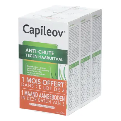 Nutreov Capileov Anti-Haaruitval TRIO 3x30 Capsules