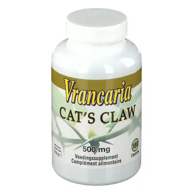 Vrancaria Cat's Claw 500 Mg 180 Capsules