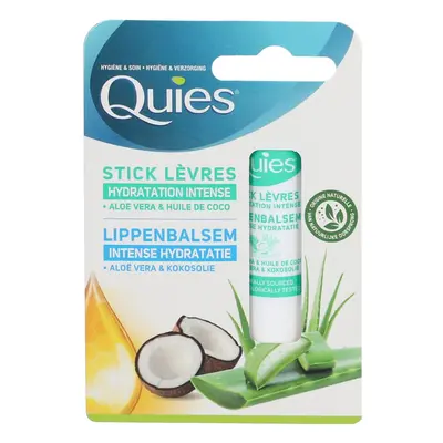 Quies Intensief Hydraterende Lippenstift Aloë Vera - Kokosolie 1 Lippenbescherming