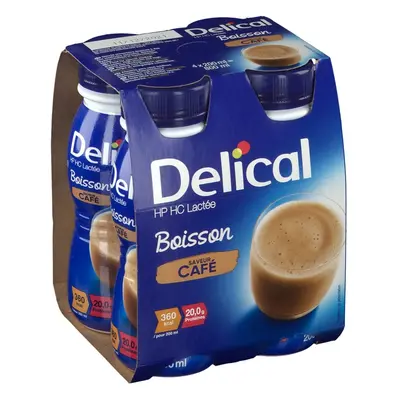 Delical Melkdrank HP-HC Koffie 360kcal 4x200 Vloeistof