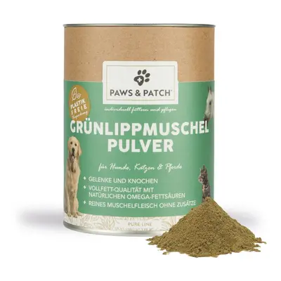 PAWS&PATCH GROENLIPMOSSEL POEDER VOOR HONDEN, KATTEN & PAARDEN 500 Poeder