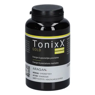 IxX Pharma TonixX GOLD | Rhodiola, B-vitamines & CoQ10 Vermoeidheid Mentale energie 180 Capsules