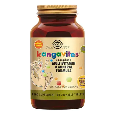 Solgar Kangavites™ Tropical Punch Multivitamine kauwtabletten voor Kinderen 60 Kauwcapsules