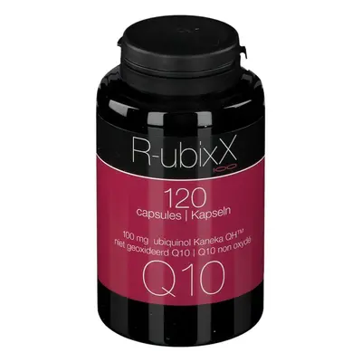 IxX Pharma R-ubixX 100 Co-enzym Q10 Ubiquinol hoge dosering | Cellulaire energie & antioxidant 120 Capsules