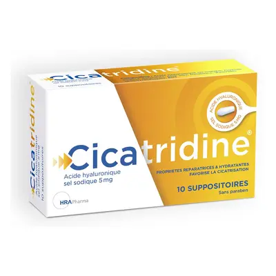 Cicatridine - 10 zetpillen om genezing te bevorderen met hyaluronzuur Zetpillen