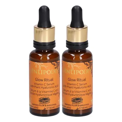 Antipodes Vitamine C Serum met Plantaardig Hyaluronzuur 2x30 Concentraat