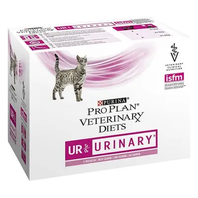 Purina® Pro Plan Veterinary Diets Urinary™ - Zalmvoer voor katten 10x85 Pasta