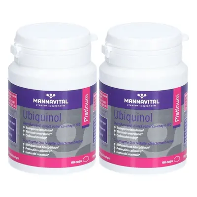 Mannavital Ubiquinol Platinum 2x60 Capsules