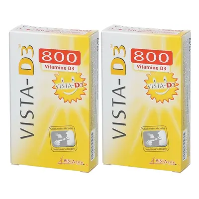 Vista-D3 800 | 1+1 GRATIS 2x120 Smelttabletten