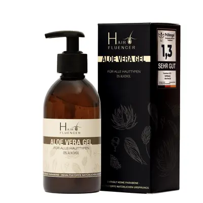 Hairfluencer Aloe Vera Gel uit bladeren sap biologisch - Het beste van de plant 250